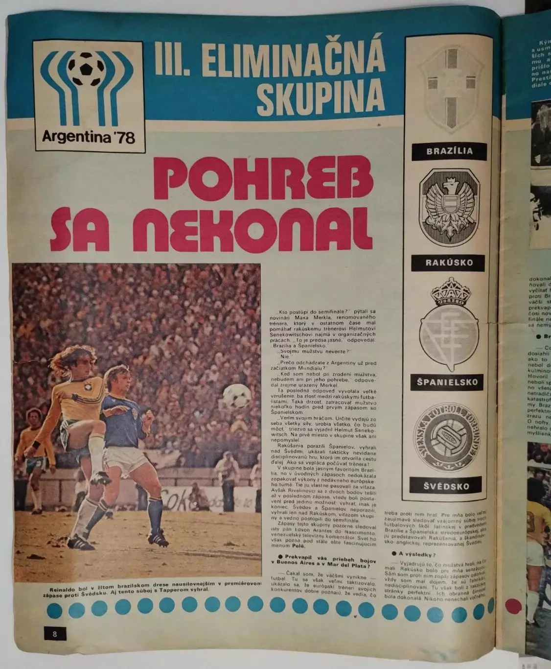 2 издания Старт Чехословакия, Чемпионат мира 1978, до и после турнира 1