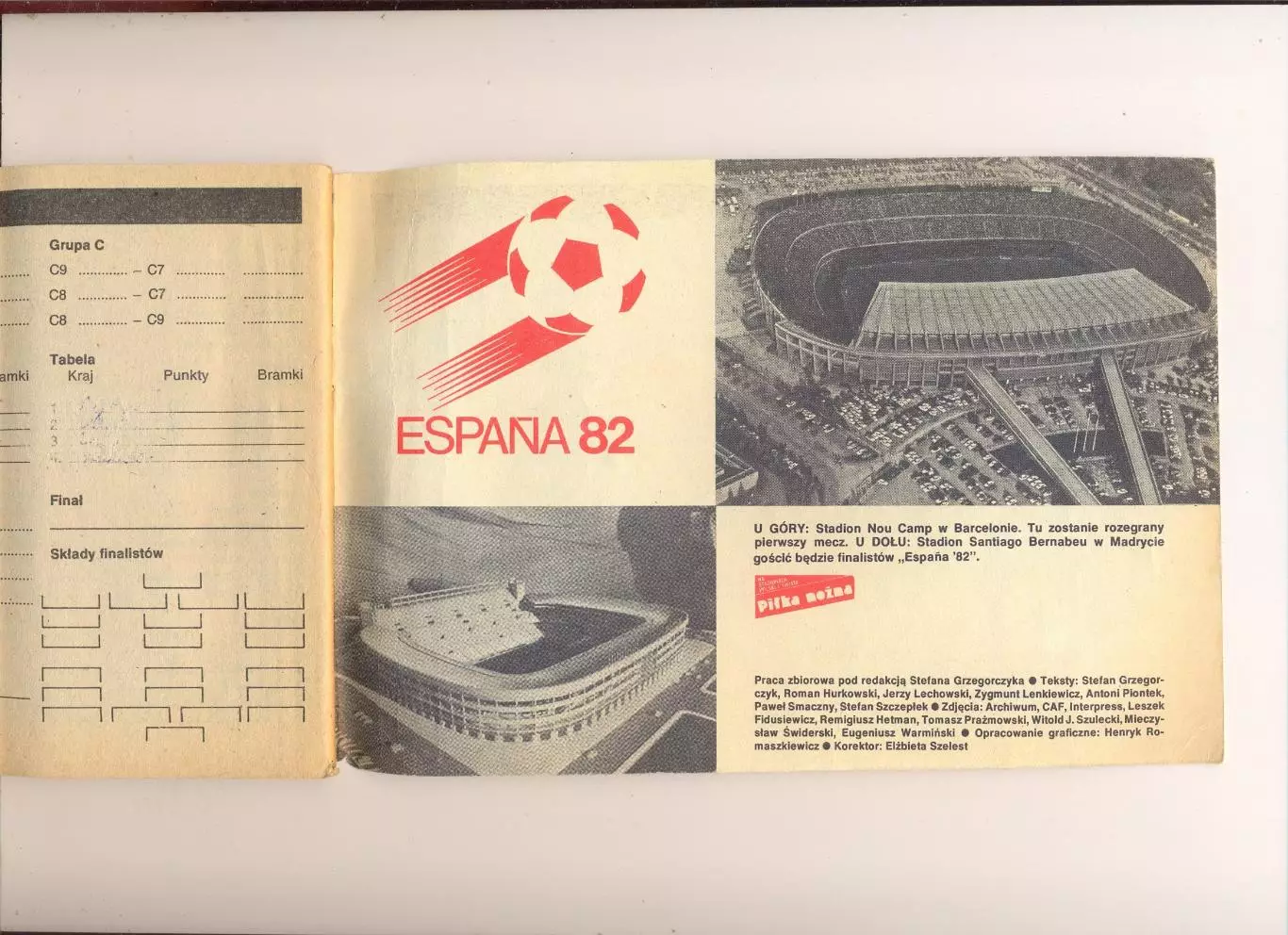 Чемпионат мира, Испания, 1982, сборная СССР, польское издание №2 6