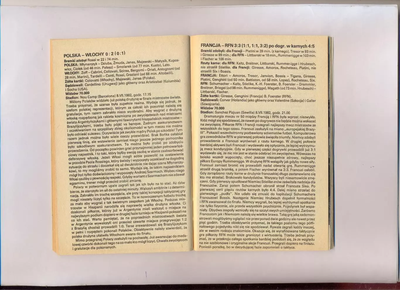 Чемпионат мира, Испания, 1982, сборная СССР, польское издание №3 2