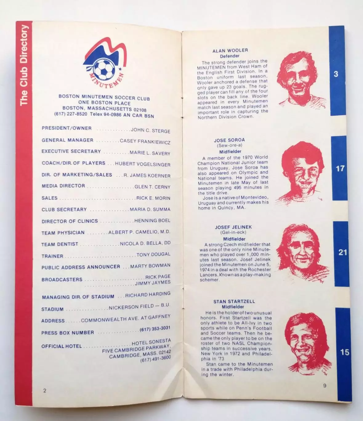 Ежегодник. NASL Boston Minutemen, США 1975 1