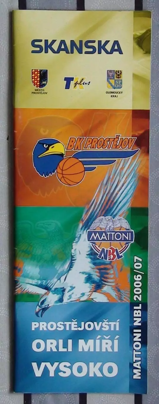 БАСКЕТБОЛ. Официальный ежегодник БК Простежев, Чехия 2006-07
