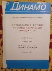 Спартакиада народов СССР 1979, футбольный турнир, киевская группа, ст.Динамо