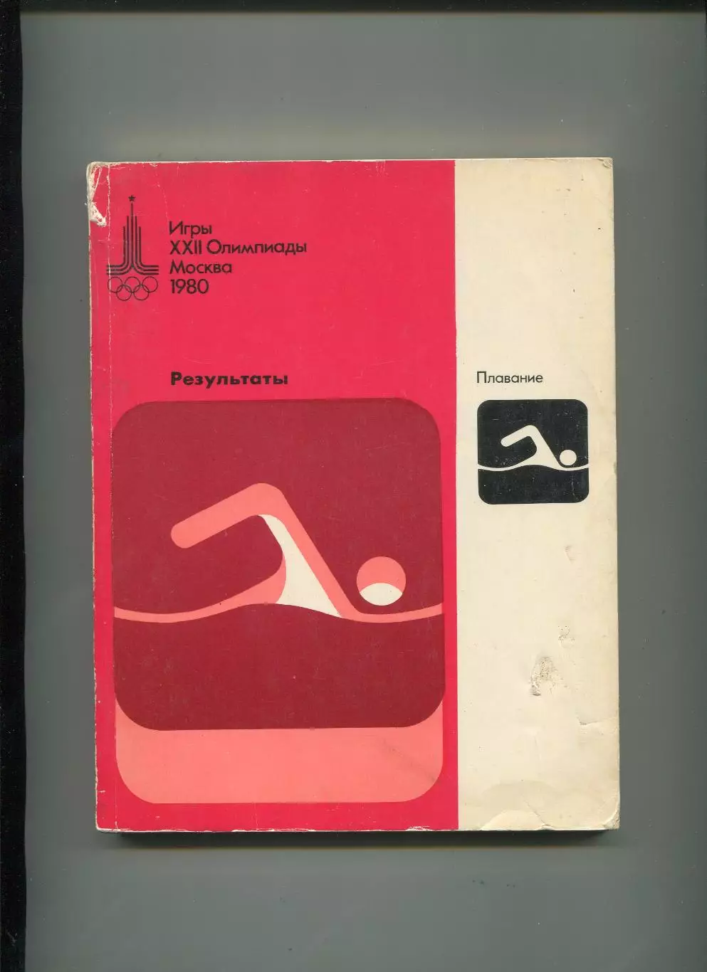 Олимпийские игры. 1980, Плаванье, официальное издание оргкомитета, результаты