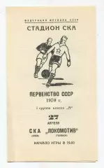 СКА Киев - Локомотив Тбилиси 1970, вид 2