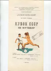 Динамо Москва - СКА Киев 1982, кубок (Москва)