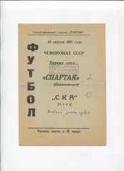 Спартак Орджоникидзе - СКА Киев 1981