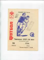 СКА Одесса - СКА Киев 1983