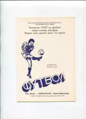 СКА Киев - Прикарпатье Ивано-Франковск 1984