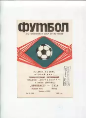 Кривбасс Кривой Рог - СКА Киев 1986