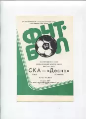 СКА Киев - Десна Чернигов 1987