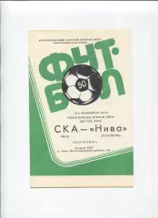 СКА Киев - Нива Тернополь 1987