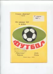 Кристалл Херсон - СКА Киев 1987