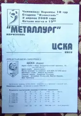 Металлург Мариуполь - ЦСКА Киев 2.04.2000