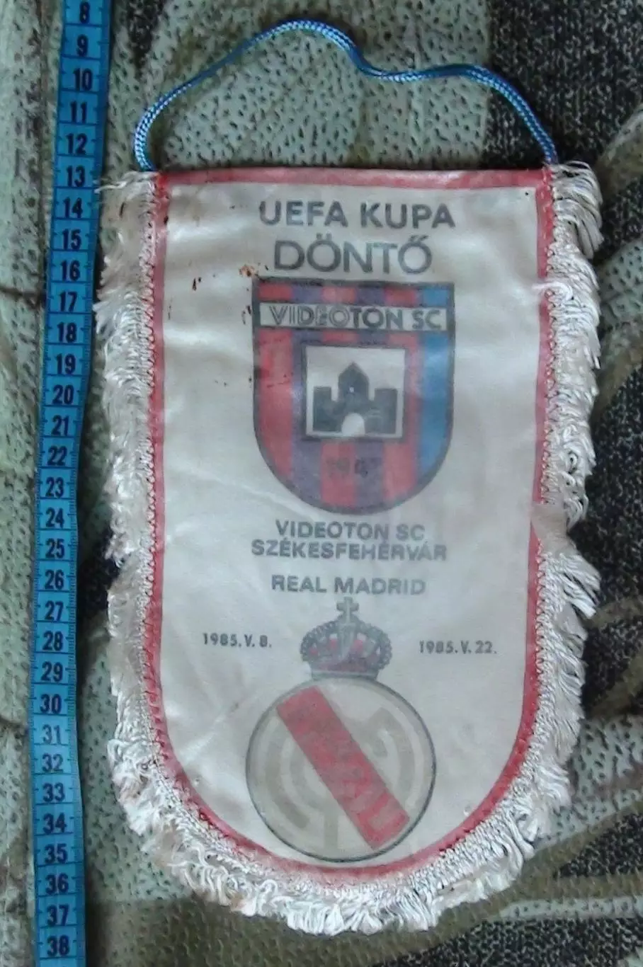 Вымпел ФК Видеотон, Венгрия - Реал Мадрид, Испания 1985, финал Кубка УЕФА