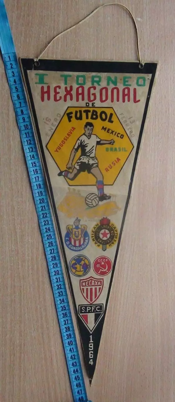 Вымпел 1-й турнир в Мексике 1964 Спартак Москва, Партизан Белград, клубы Мексики