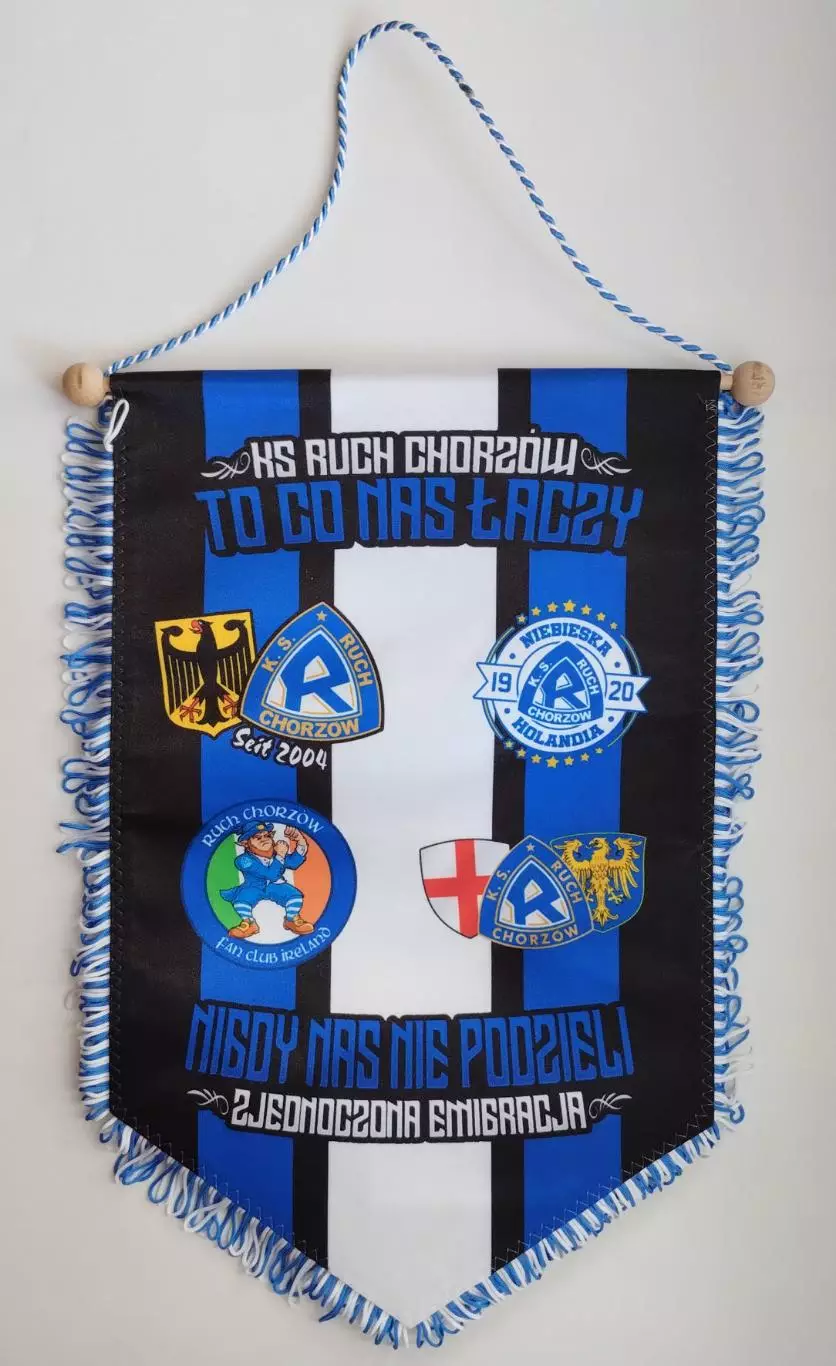 Вымпел ФК Рух Хожув, Польша, вид 2 1