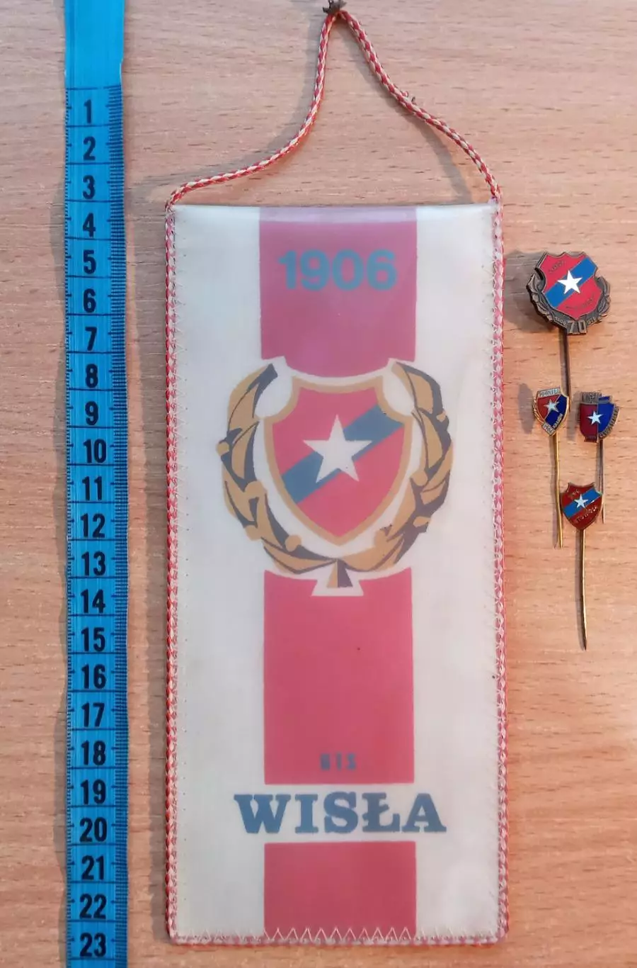 Вымпел ФК Висла Краков, Польша, вид 1