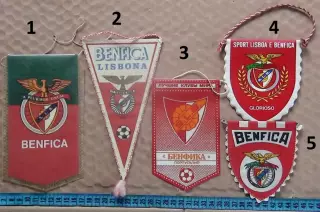Вымпел ФК Бенфика Лиссабон, Португалия, оригинальный №5