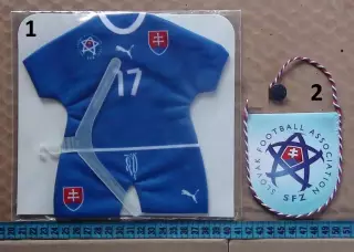 Вымпел Федерация футбола Словакии, оригинальный, со знаком №2