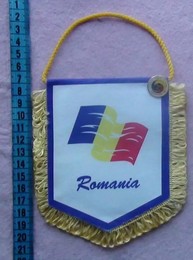 Вымпел Федерация футбола Румынии, оригинальный, со знаком