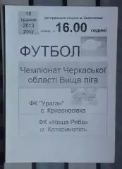 Ураган Золотоношский р-н - Наша ряба Катеринополь 2013