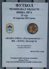 Наша ряба Катеринополь - Заря Билозирья 2011, вид 1