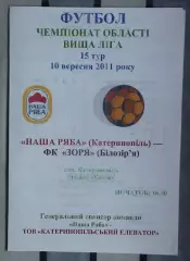 Наша ряба Катеринополь - Заря Билозирья 2011, вид 2