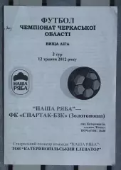 Наша ряба Катеринополь - Спартак-БЗК Золотоноша 2012