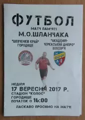 Шевченков Край Городище - Академия-Черкасский Днипро 2017, товарищеский матч