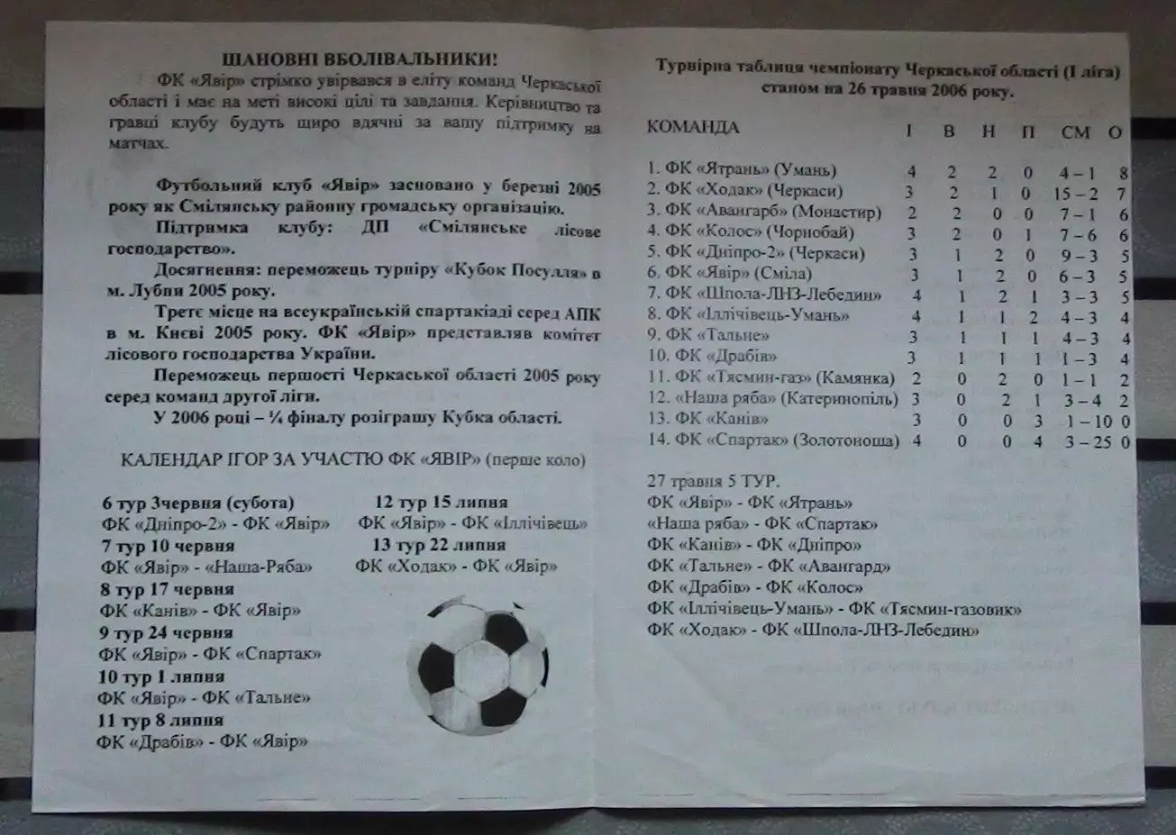 Явор Смела - Ятрань, Уманский р-н 2006 1