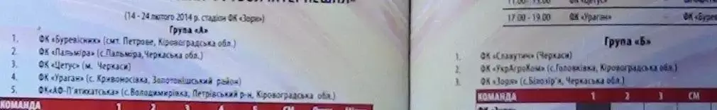 Турнир Билозирья-2014, участники на втором фото 1