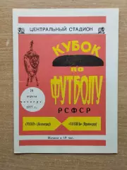 Ротор Волгоград - Кубань Краснодар 1977, кубок