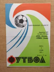Ротор Волгоград - Турбина Сызрань 1979