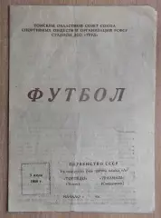 Торпедо Томск - Уралмаш Свердловск 1966