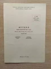 Торпедо Томск - Горняк Никольский 1978