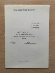 Торпедо Томск - Амур Комсомольск-на-Амуре 1978