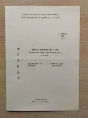 Манометр Томск - Торпедо Кокчетав 1979