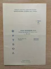 Манометр Томск - Звезда Иркутск 1979