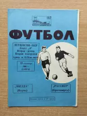 Рассвет Красноярск - Звезда Пермь 1969