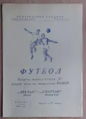 Звезда Пермь - Спартак Йошкар-Ола 1965