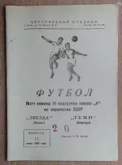 Звезда Пермь - Темп Барнаул 1966