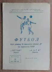 Звезда Пермь - Алга Фрунзе 1966