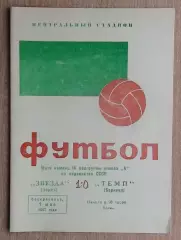 Звезда Пермь - Темп Барнаул 1967