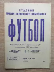 Звезда Пермь - Зенит Ижевск 1970