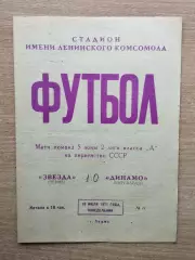Звезда Пермь - Динамо Кировабад 1971