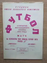 Звезда Пермь - Памир Душанбе 1973