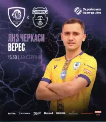 ЛНЗ Черкассы - Верес Ровно 2026-27