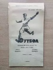 Труд Воронеж - Салют Белгород 1972