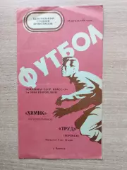 Труд Воронеж - Химик Новомосковск 1976