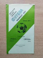 Факел Воронеж - Звезда Пермь 1979